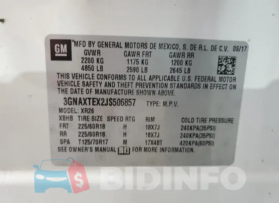 3GNAXTEX2JS506857 Photo# 13