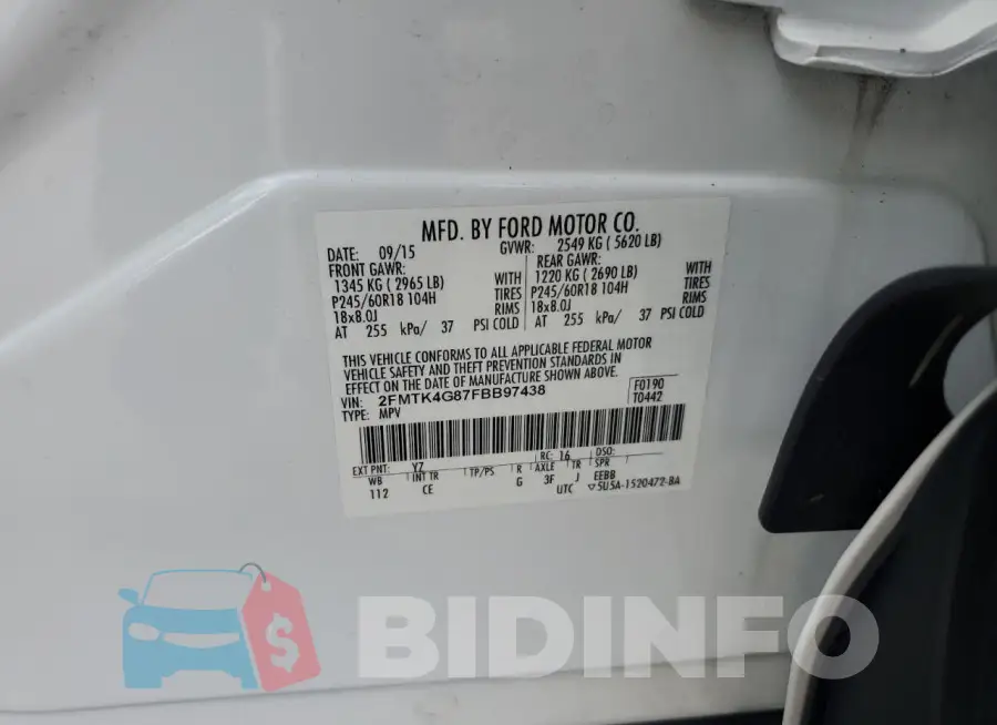 2FMTK4G87FBB97438 Photo# 13