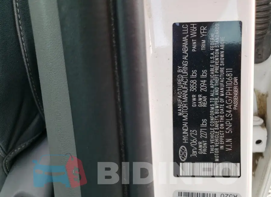 5NPLS4AG7PH106811 Photo# 12