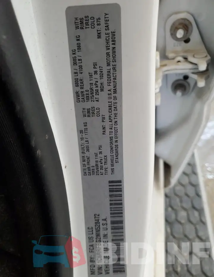 1C6RRFBG2MN528472 Photo# 12