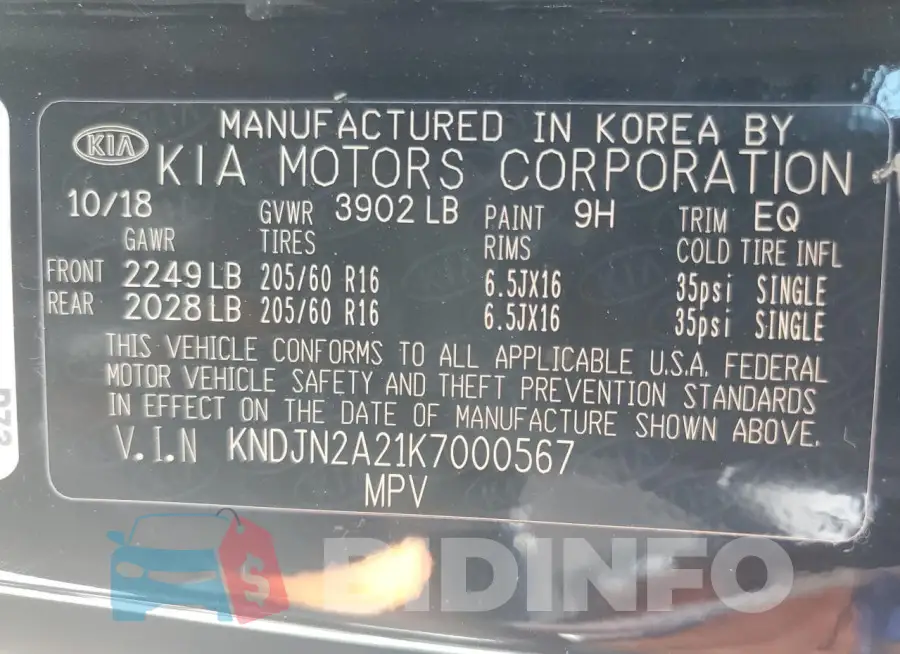 KNDJN2A21K7000567 Photo# 12