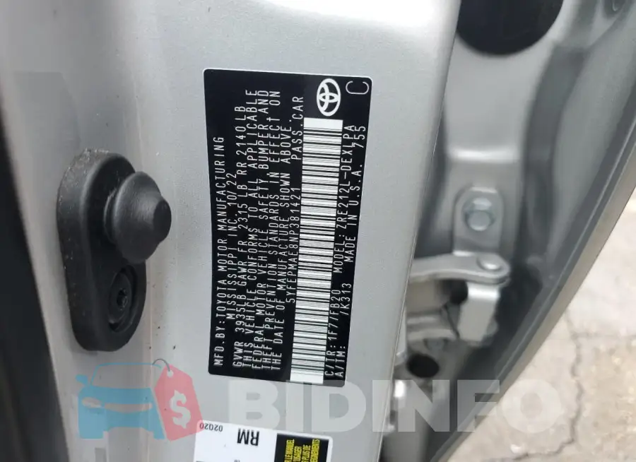 5YFEPMAE8NP381421 Photo# 13