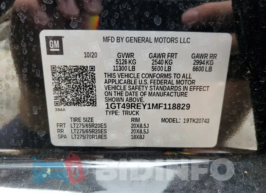 1GT49REY1MF118829 Photo# 12