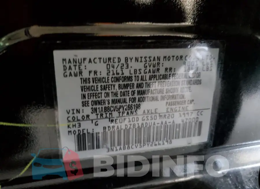 3N1AB8CV5PY266198 Photo# 12