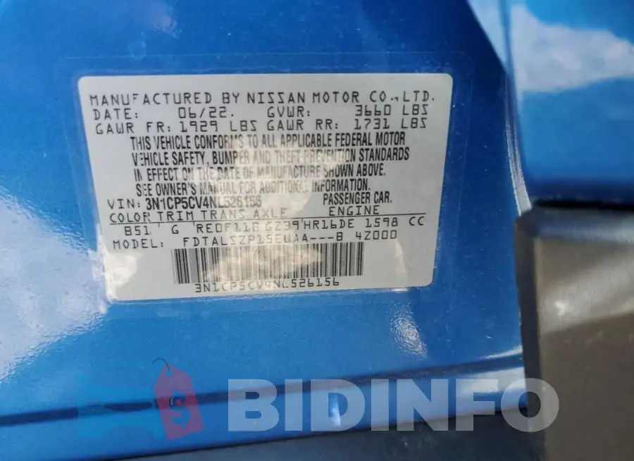 3N1CP5CV4NL526156 Photo# 12