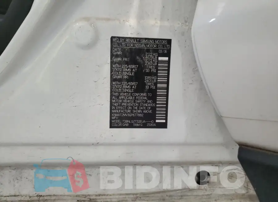 KNMAT2MV3GP677882 Photo# 14