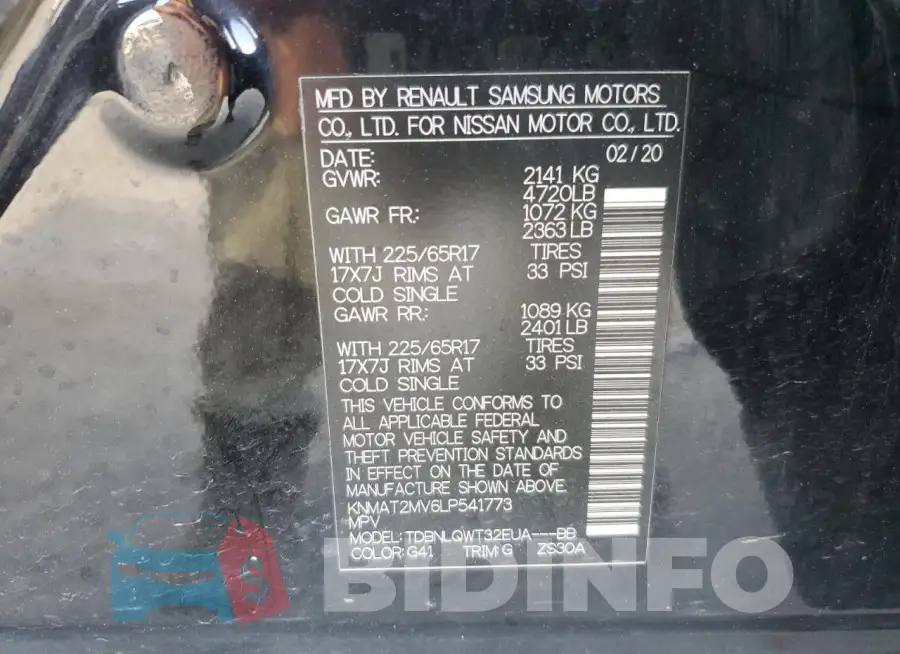 KNMAT2MV6LP541773 Photo# 12