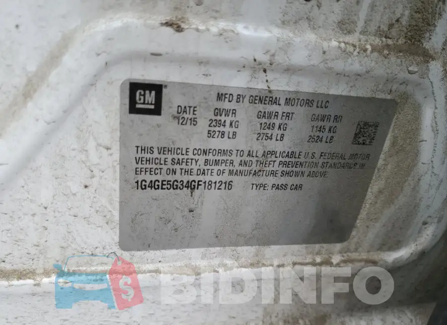 1G4GE5G34GF181216 Photo# 13