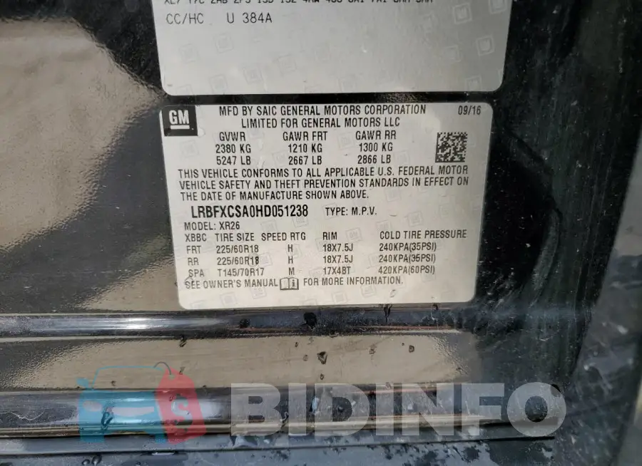 LRBFXCSA0HD051238 Photo# 13