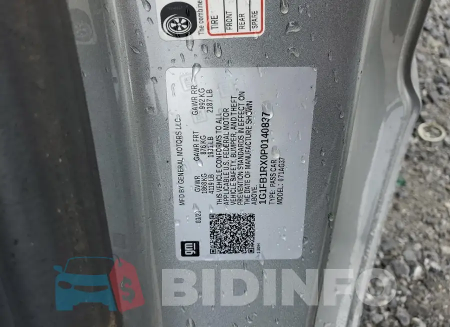 1G1FB1RX0P0140837 Photo# 12