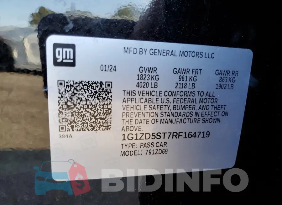 1G1ZD5ST7RF164719 Photo# 12