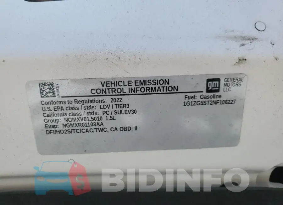 1G1ZG5ST2NF106227 Photo# 12