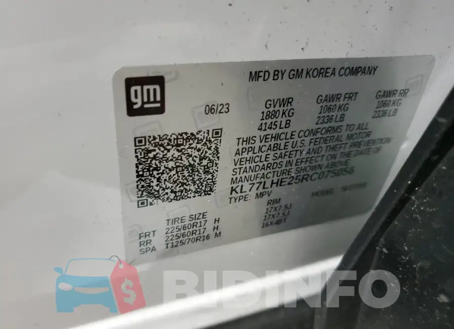 KL77LHE25RC075056 Photo# 12