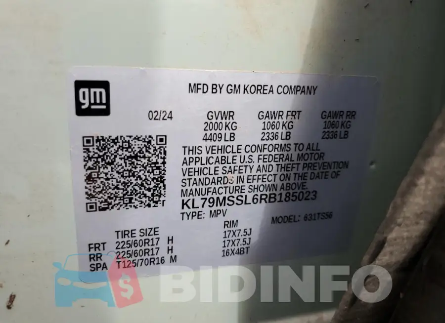 KL79MSSL6RB185023 Photo# 13