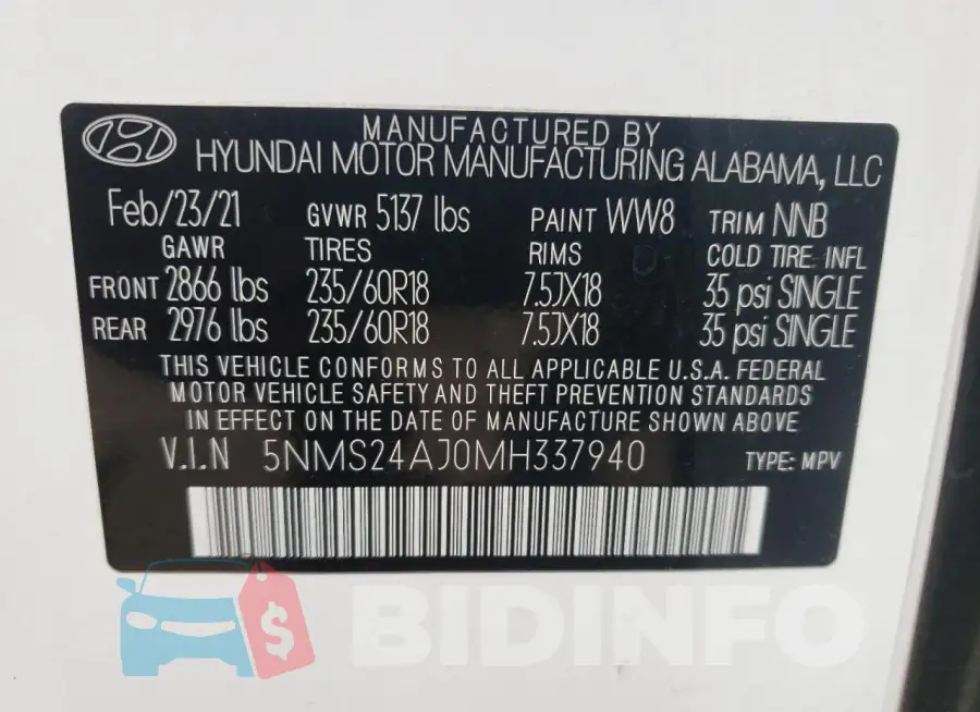 5NMS24AJ0MH337940 Photo# 12