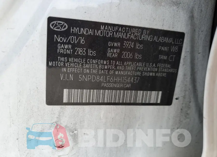 5NPD84LF6HH154437 Photo# 12
