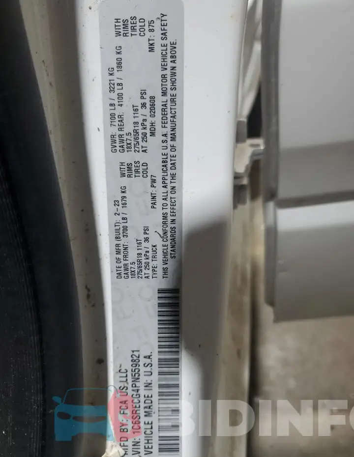 1C6SRECG4PN559821 Photo# 12