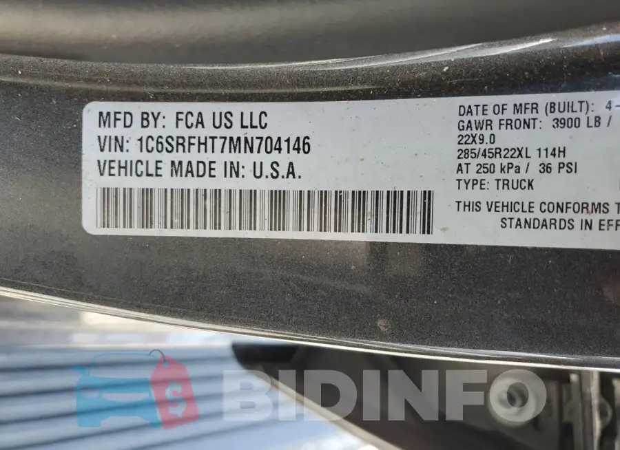 1C6SRFHT7MN704146 Photo# 12