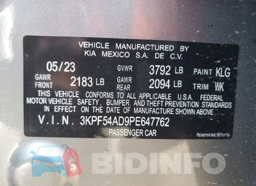 3KPF54AD9PE647762 Photo# 12