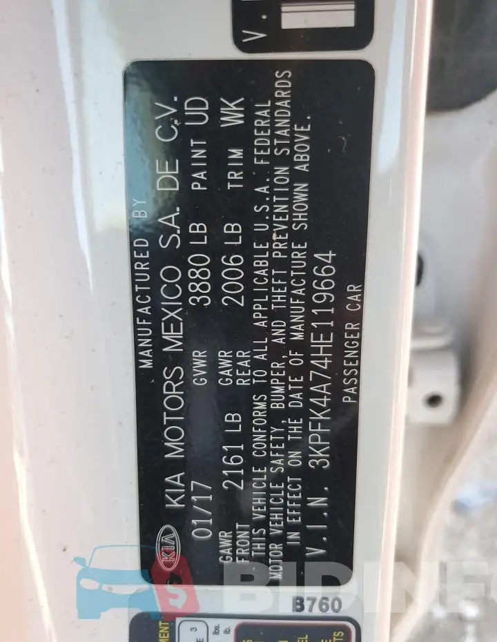 3KPFK4A74HE119664 Photo# 12