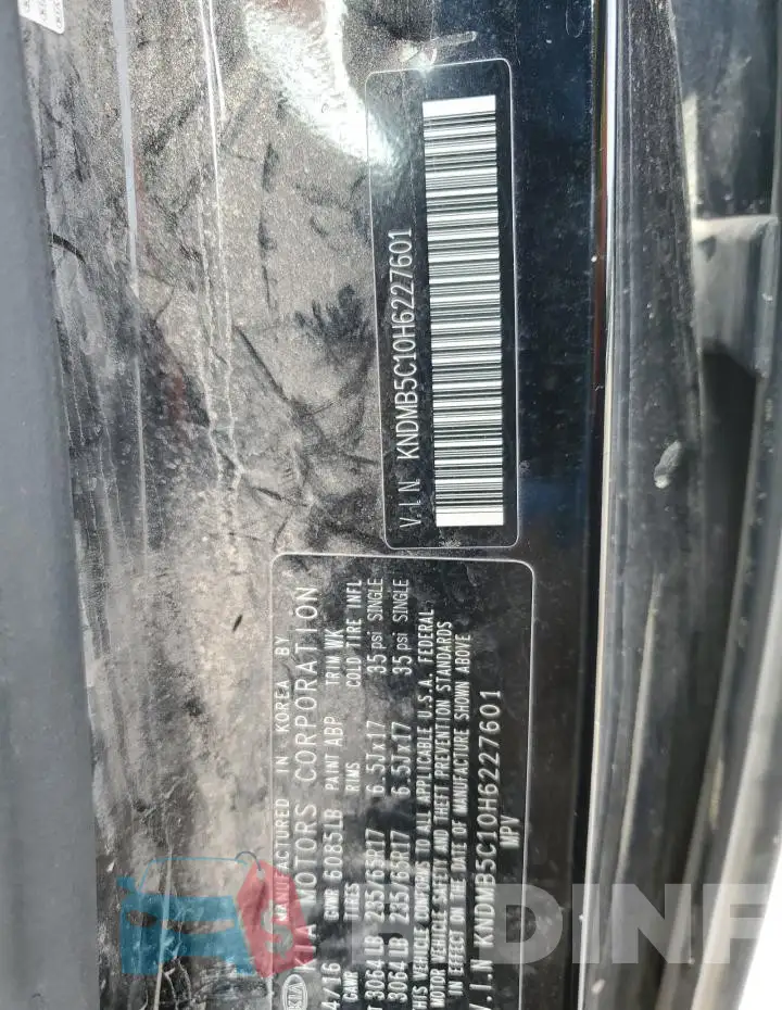 KNDMB5C10H6227601 Photo# 13