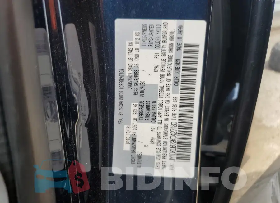 JM1DKDB72K0427180 Photo# 12