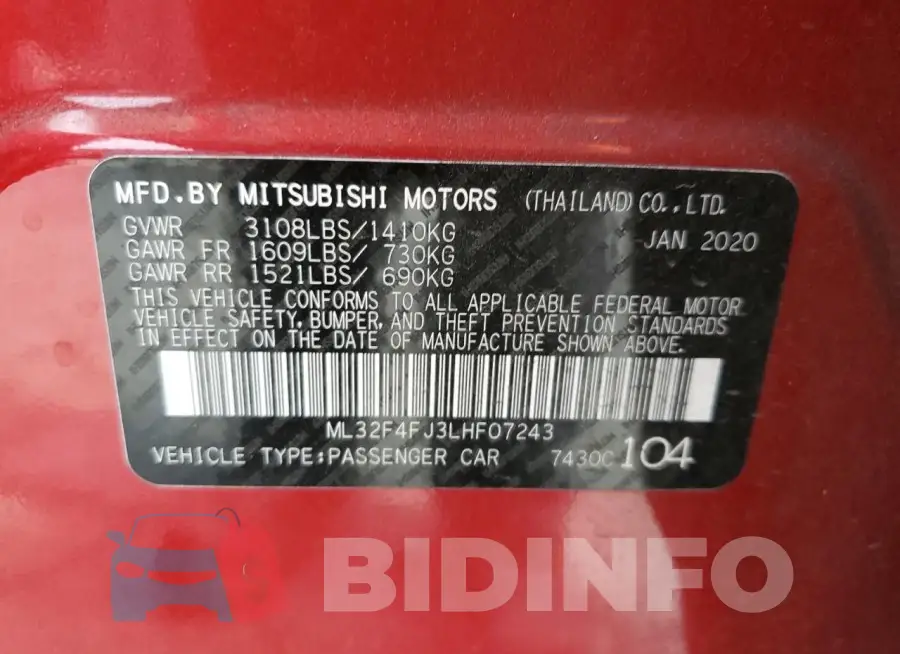 ML32F4FJ3LHF07243 Photo# 12