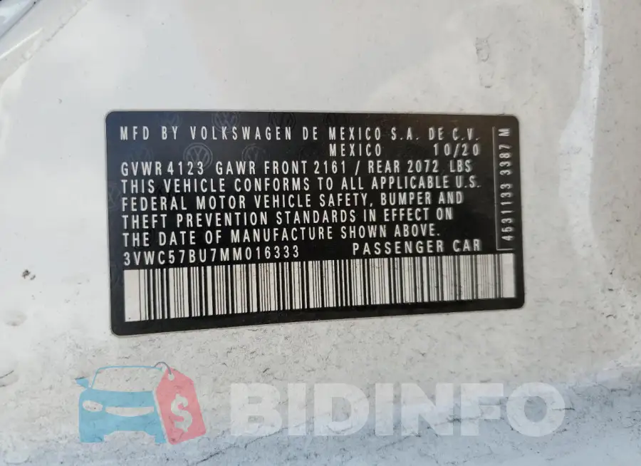 3VWC57BU7MM016333 Photo# 13