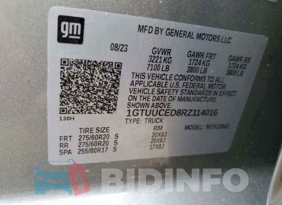 1GTUUCED8RZ114016 Photo# 13