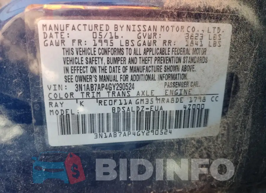 3N1AB7AP4GY290524 Photo# 12