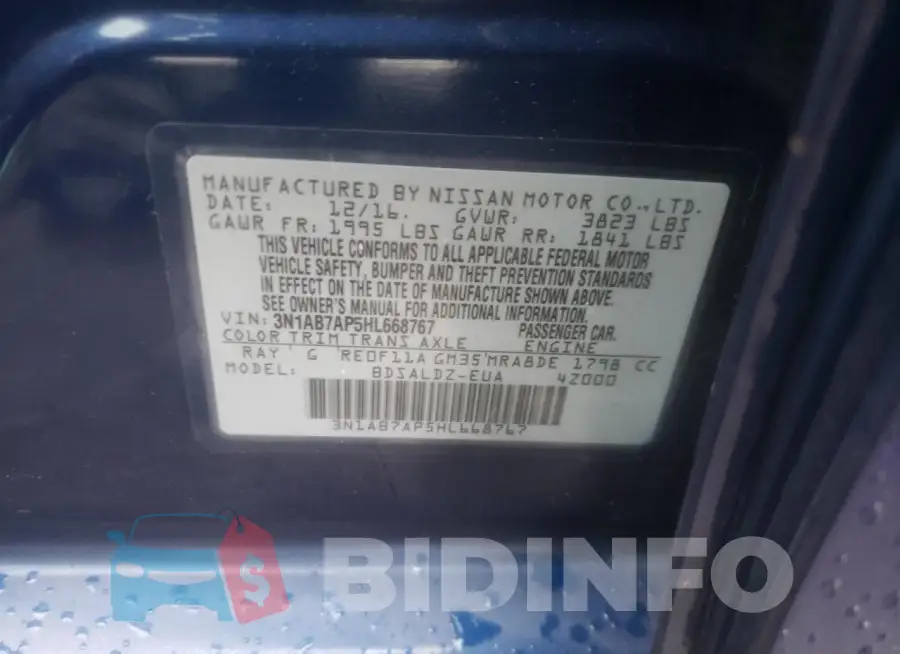 3N1AB7AP5HL668767 Photo# 12