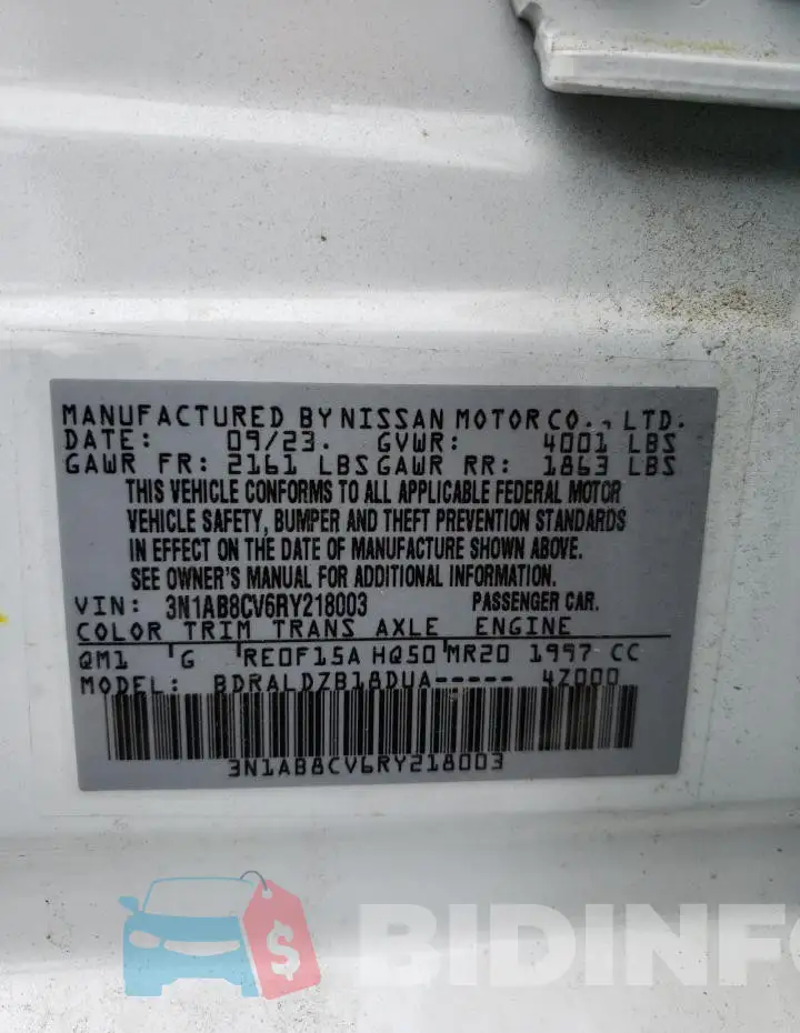 3N1AB8CV6RY218003 Photo# 13
