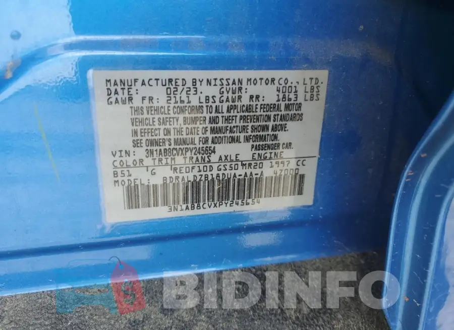 3N1AB8CVXPY245654 Photo# 12