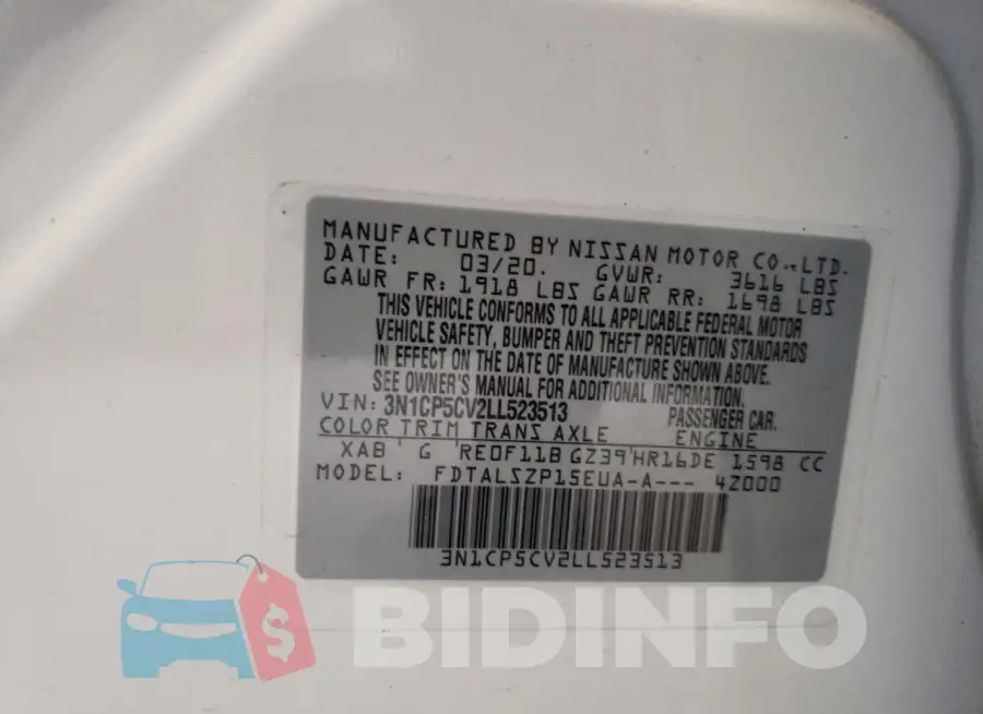 3N1CP5CV2LL523513 Photo# 12
