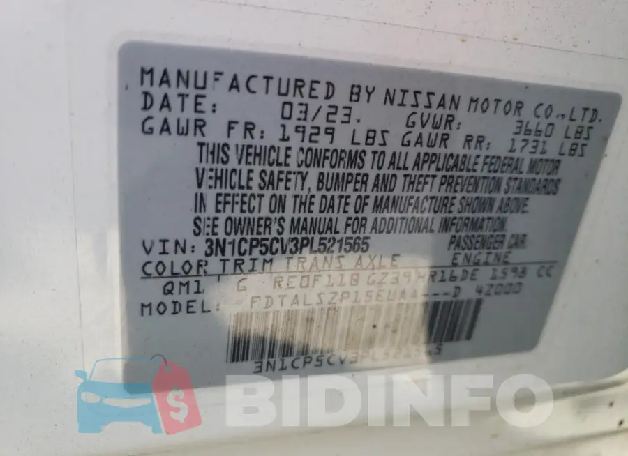 3N1CP5CV3PL521565 Photo# 12
