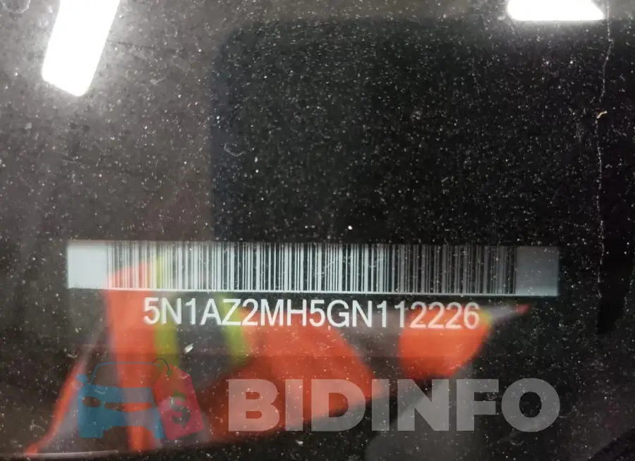 5N1AZ2MH5GN112226 Photo# 13