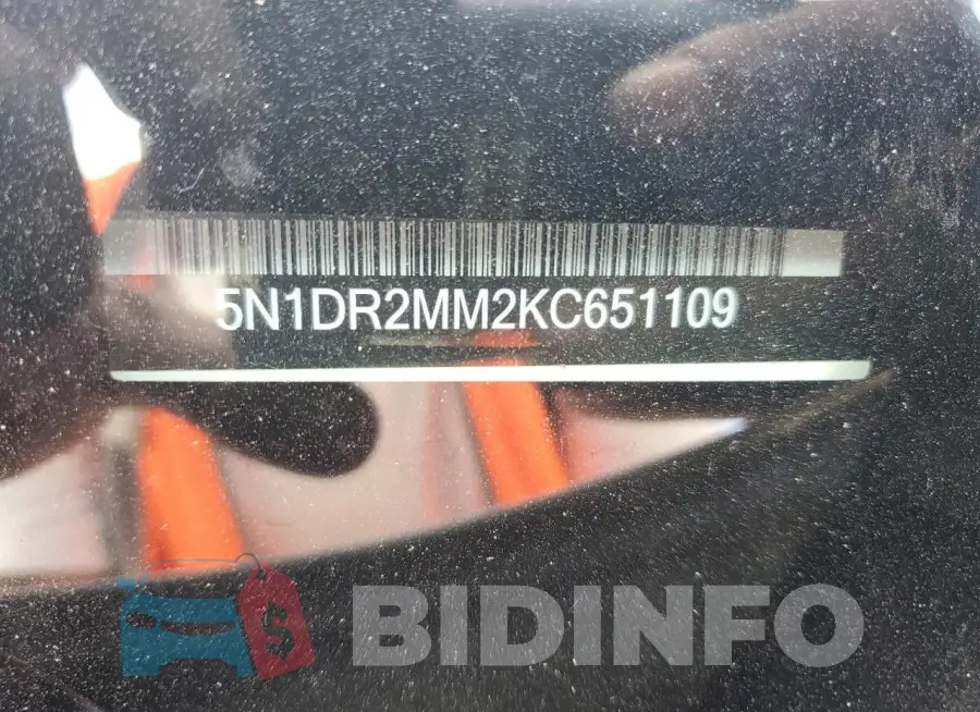 5N1DR2MM2KC651109 Photo# 12