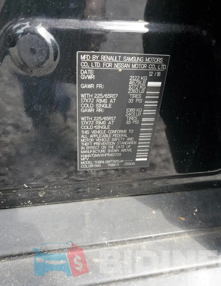 KNMAT2MVXHP540729 Photo# 12