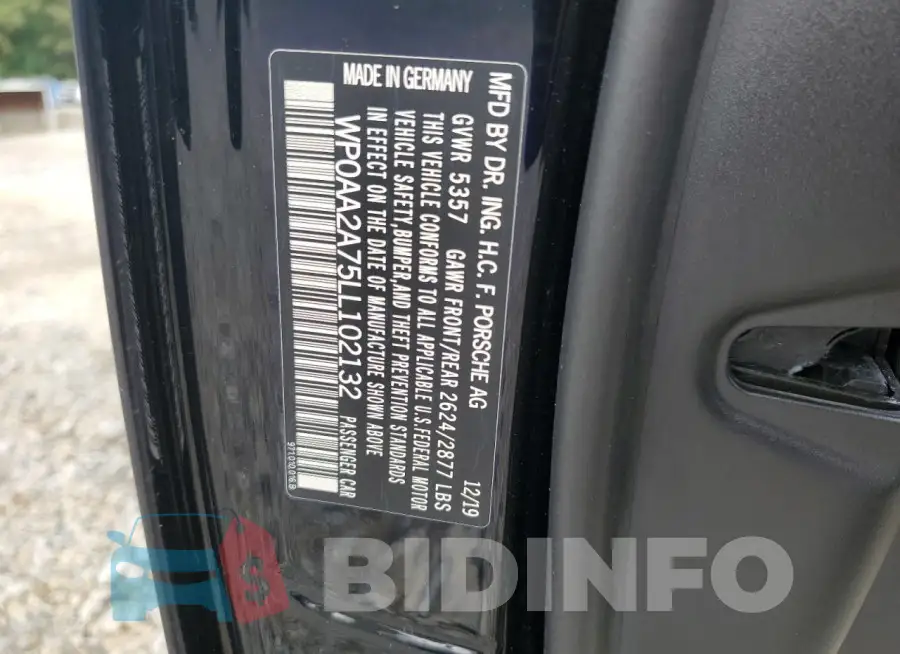WP0AA2A75LL102132 Photo# 12