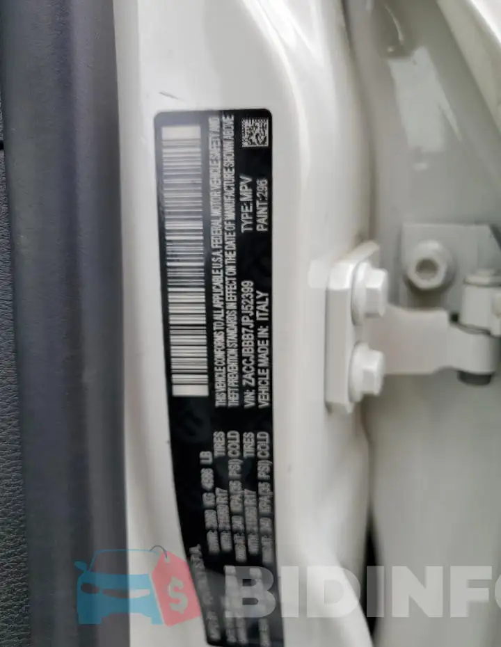 ZACCJBBB7JPJ52399 Photo# 13