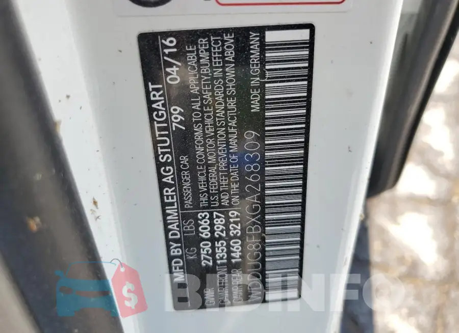 WDDUG8FBXGA268309 Photo# 12