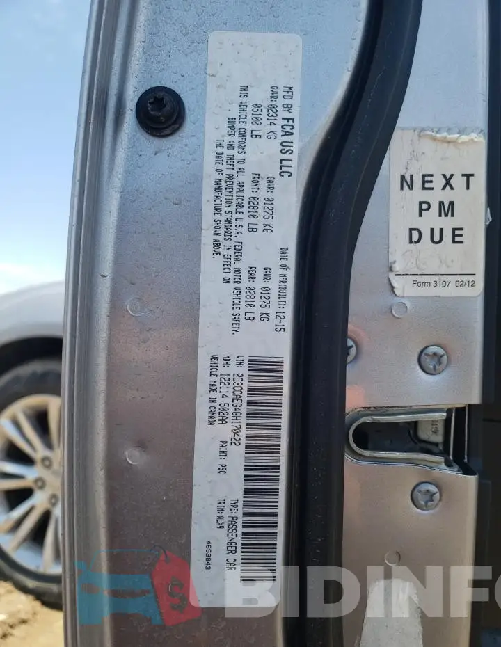 2C3CCAEG4GH170422 Photo# 12