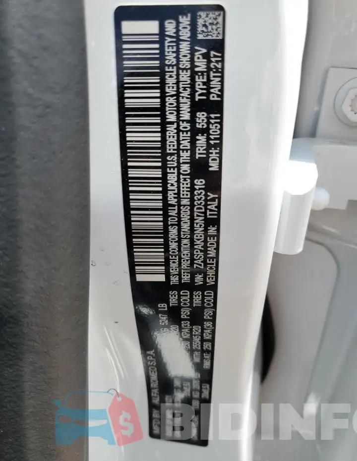 ZASPAKBN5N7D33316 Photo# 12