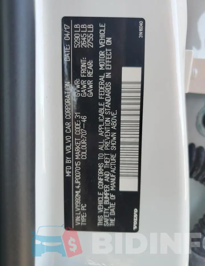 LVY992ML4JP007015 Photo# 12