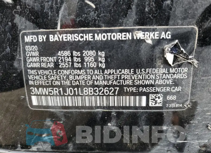 3MW5R1J01L8B32627 Photo# 13