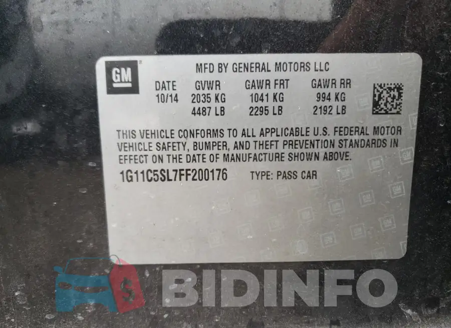 1G11C5SL7FF200176 Photo# 12