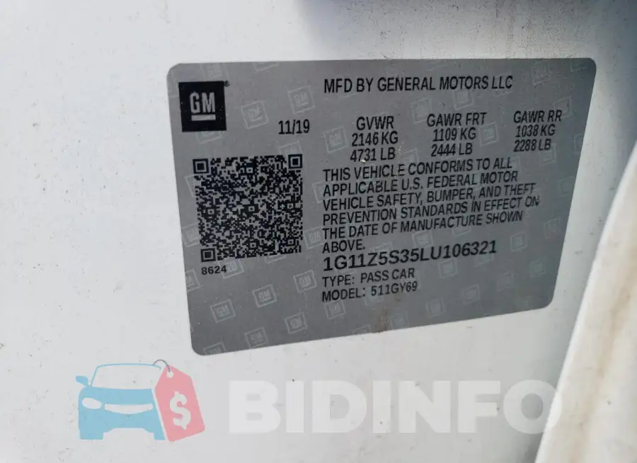 1G11Z5S35LU106321 Photo# 12