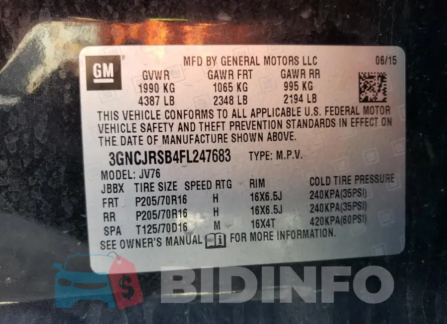 3GNCJRSB4FL247683 Photo# 13