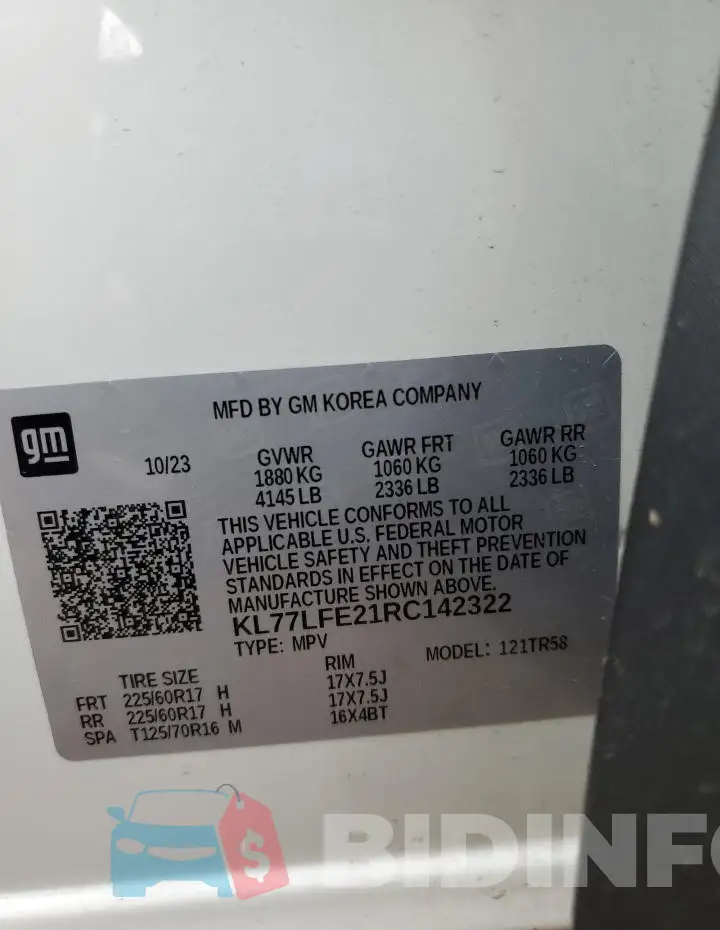 KL77LFE21RC142322 Photo# 12