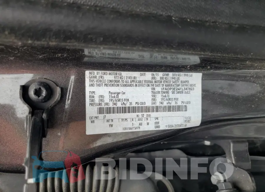 1FADP3E24FL347823 Photo# 12
